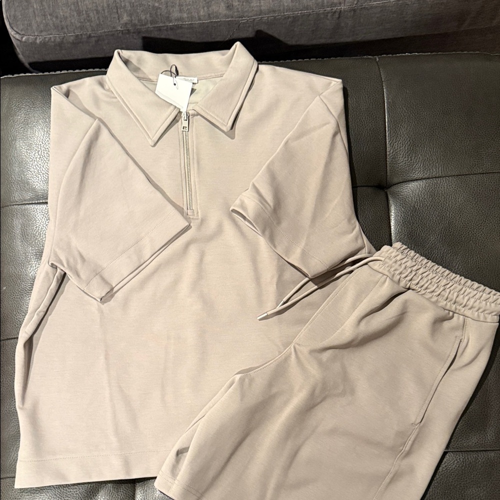 Men’s Grey Two-Piece Set